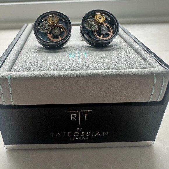 Tateossian Multicolor Gear Cuff Links - Unworn